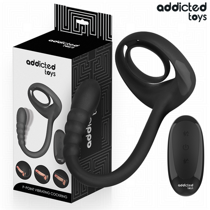 ADDICTED TOYS ANEL PeNICO VIBRANTE COM CONTROLE REMOTO