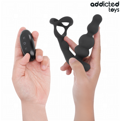 ADDICTED TOYS MASSAGEADOR DE PRoSTATA GIRAToRIO COM CONTROLE REMOTO