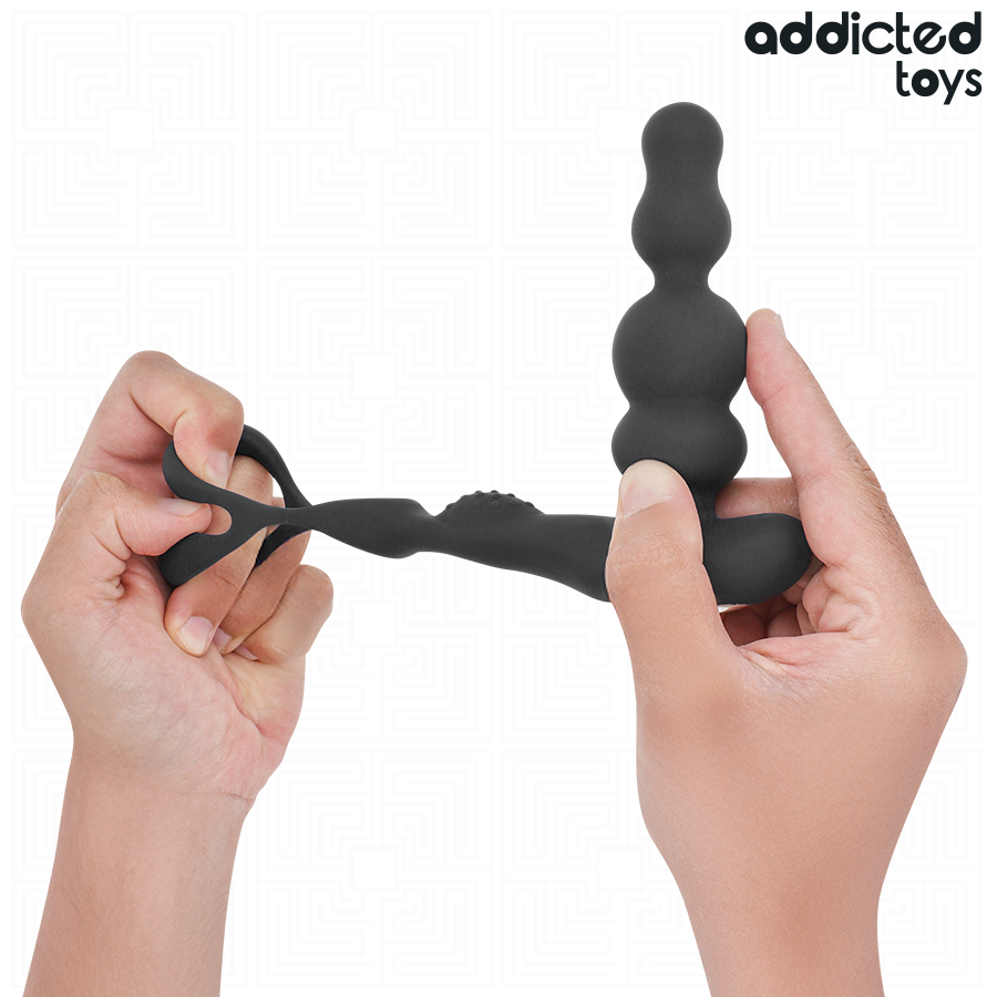 ADDICTED TOYS MASSAGEADOR DE PRoSTATA GIRAToRIO COM CONTROLE REMOTO
