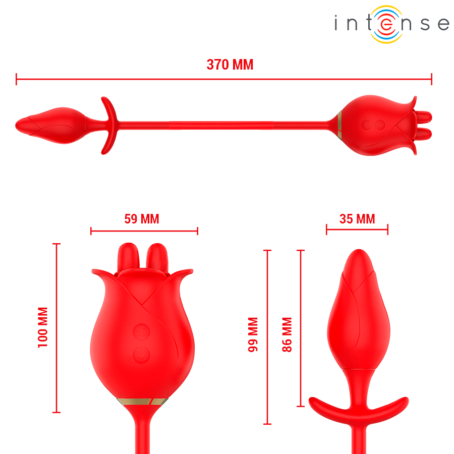 INTENSE ESTIMULADOR DUPLO DE CLIToRIS MELANIE COM LiNGUA EM ZIGZAG
