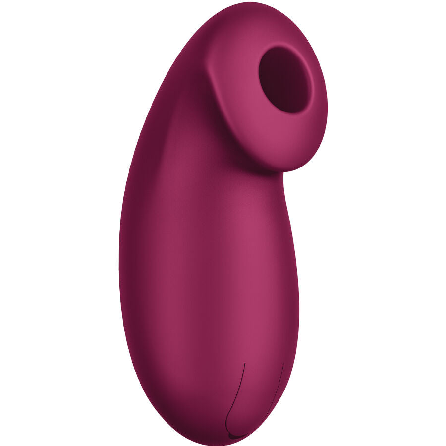 FUN FACTORY VIBRADOR DESIRE AIR PULSE VERMELHO VINHO