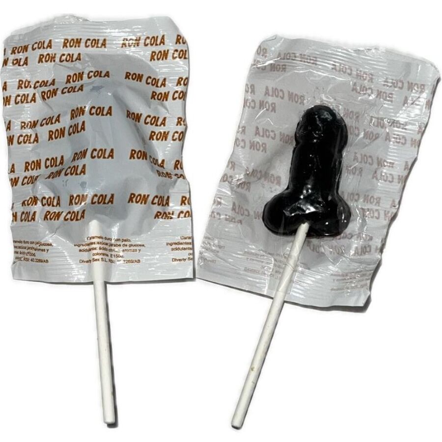 DIABLO GOLOSO 1 PeNIS PIRULITO RON COLA SABOR 10 aLCOOL