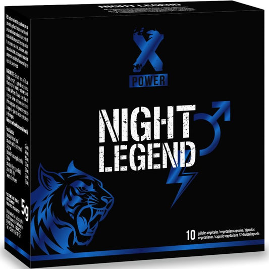 XPOWER NIGHT LEGEND ESTIMULANTE DE AyaO RaPIDA PARA EREyaO E DESEMPENHO 10 CaPSULAS
