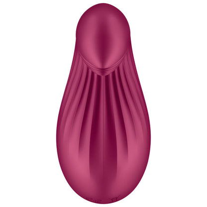 SATISFYER VIBRADOR LAY ON DIPPING DELIGHT VERMELHO