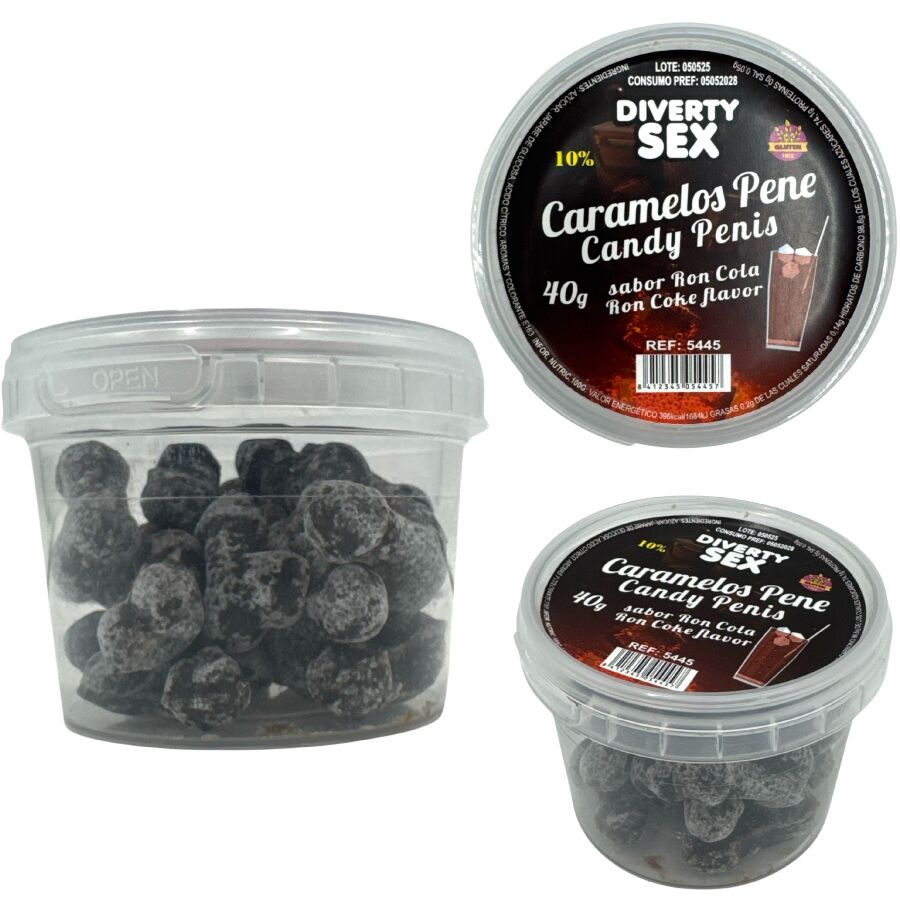 DIABLO PICANTE 20 DOCES DE PeNIS COM SABOR RON COLA