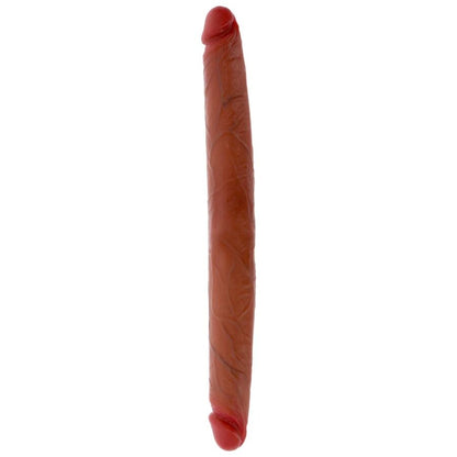 GET REAL DILDO DE SILICONE DE DUAS PONTAS CARAMELO 40 CM