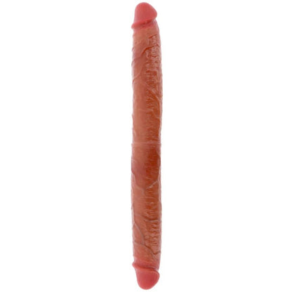 GET REAL DILDO DE SILICONE DE DUAS PONTAS CARAMELO 46 CM