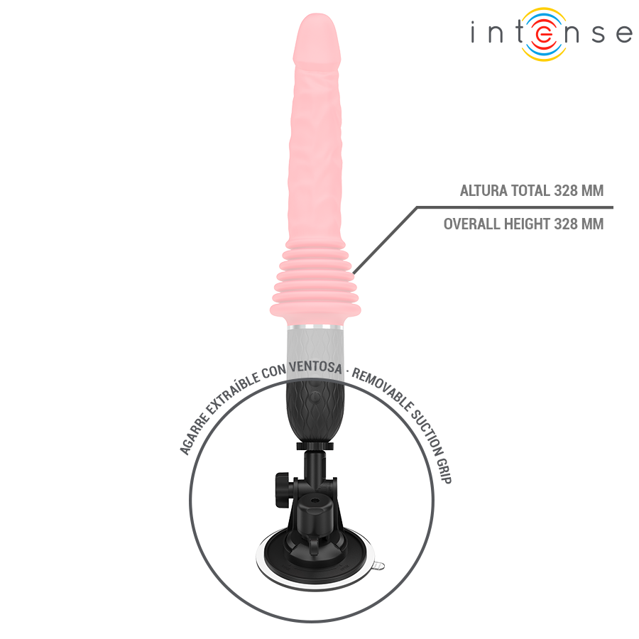 INTENSE VIBRADOR DE EMPURRAyaO CYNTHIA COM CONTROLE REMOTO