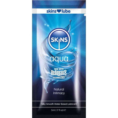 SKINS AQUA LUBRIFICANTE a BASE DE aGUA DOSE uNICA 5 ML