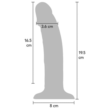 GET REAL DILDO VIBRAToRIO DE SILICONE REALISTA ROXO 195 CM