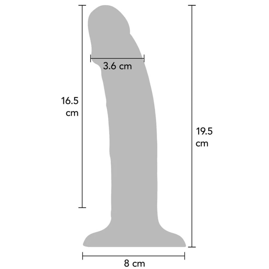 GET REAL DILDO VIBRAToRIO DE SILICONE TRANSPARENTE REALISTA DE 195 CM