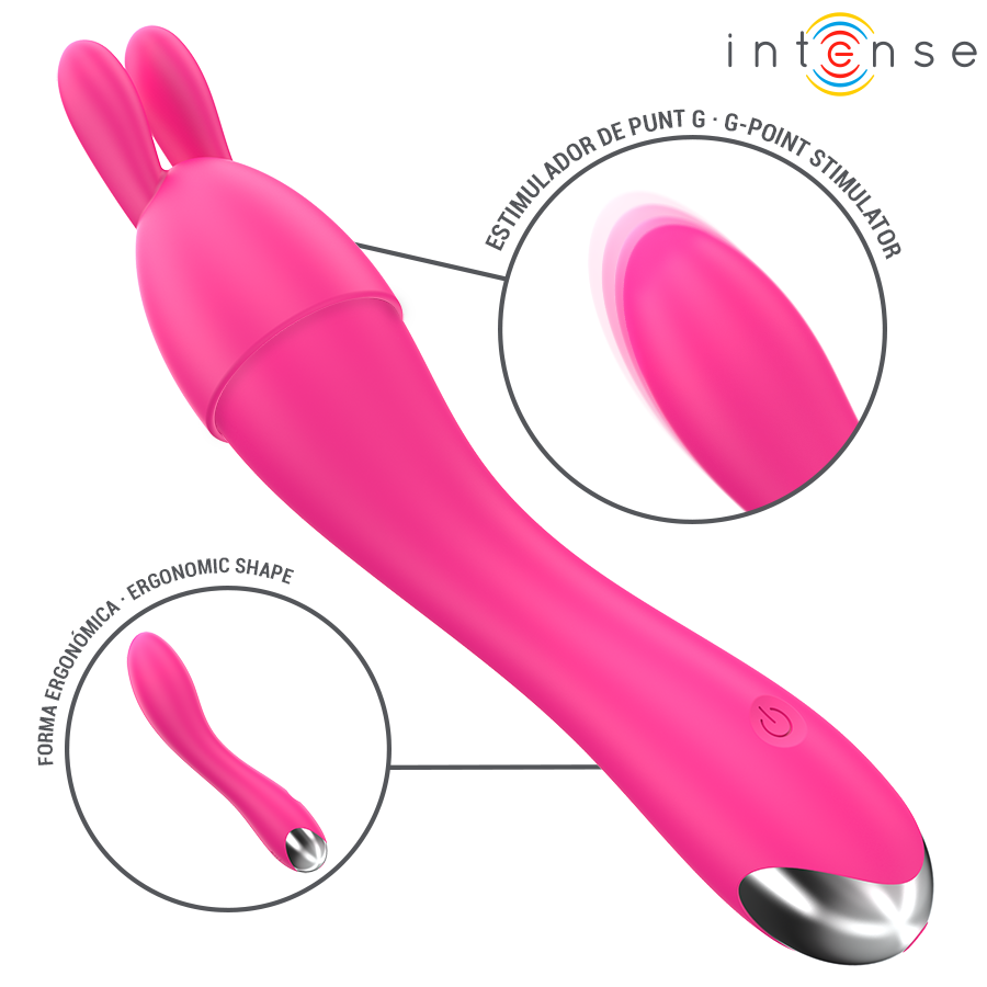 INTENSE VIBRADOR COM CABEyAS INTERCAMBIaVEIS CHER