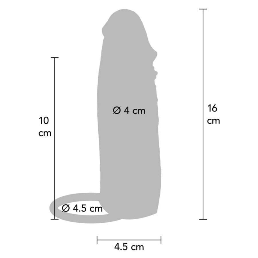 GET REAL CAPA VIBRAToRIA DE SILICONE PARA PELE HIDRATADA CARAMELO 16 CM