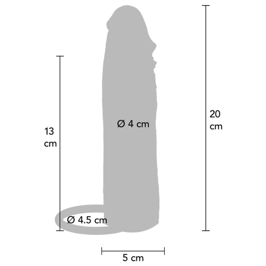 GET REAL CAPA VIBRAToRIA DE SILICONE PARA PELE HIDRATADA CARAMELO 20 CM