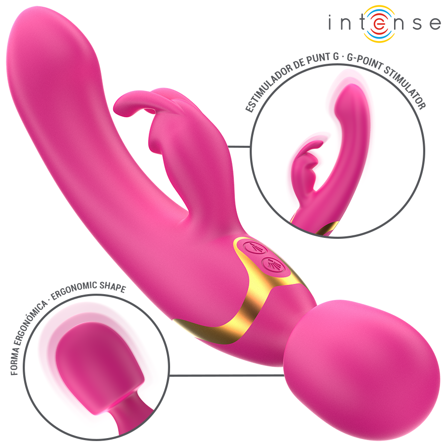 INTENSE WINONA DUPLO VIBRADOR COELHO E VARINHA