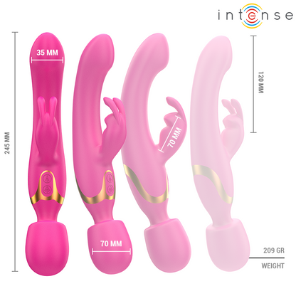 INTENSE WINONA DUPLO VIBRADOR COELHO E VARINHA