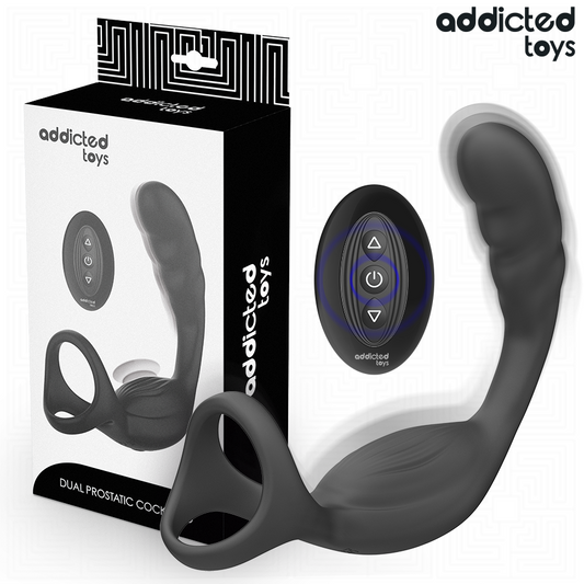 ADDICTED TOYS ANEL PENIANO DUPLO PARA PRoSTATA COM CONTROLE REMOTO