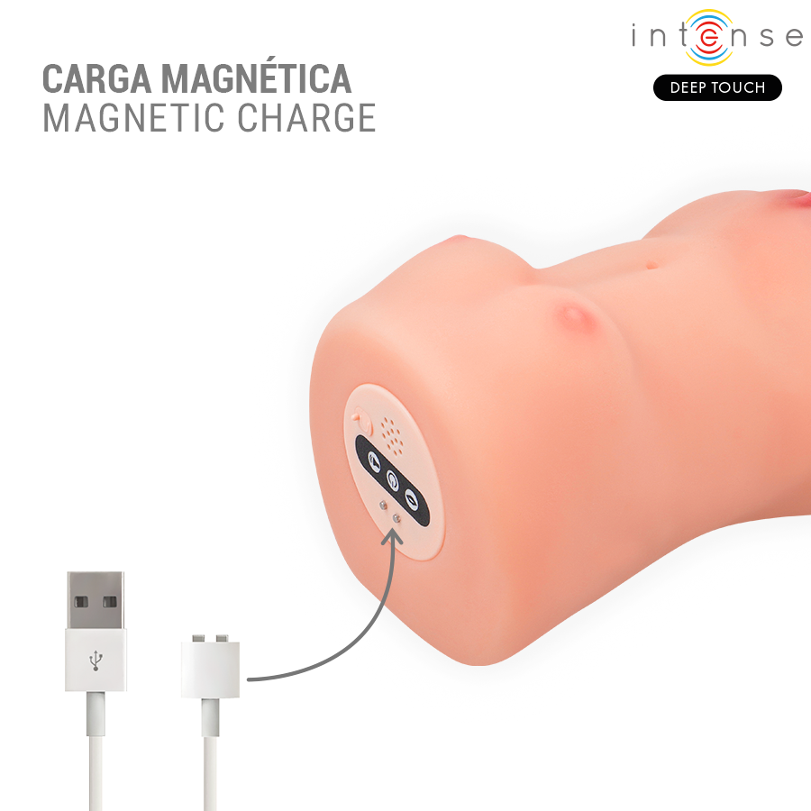 INTENSE DEEP TOUCH MASTURBADOR VIBRAToRIO E DE SUCyaO CATHERINE COM VOZ