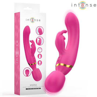 INTENSE VIBRADOR DUPLO WINONA COELHO E VARINHA