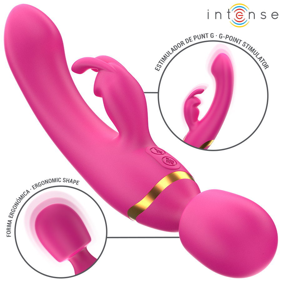 INTENSE VIBRADOR DUPLO WINONA COELHO E VARINHA