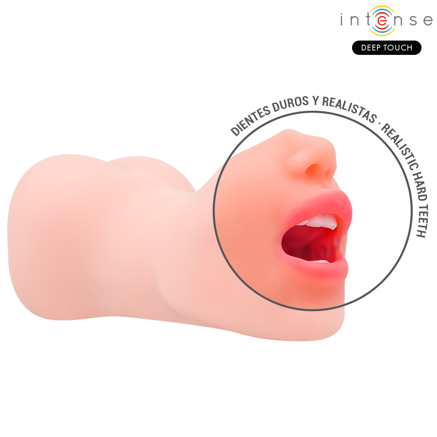 INTENSE DEEP TOUCH MASTURBADOR RILEY COM DUPLA BOCA E VAGINA