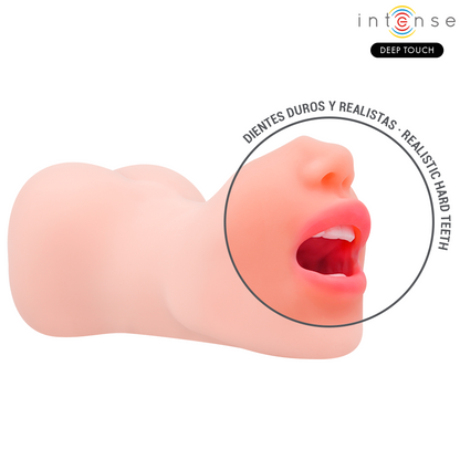 INTENSE DEEP TOUCH MASTURBADOR RILEY COM DUPLA BOCA E VAGINA