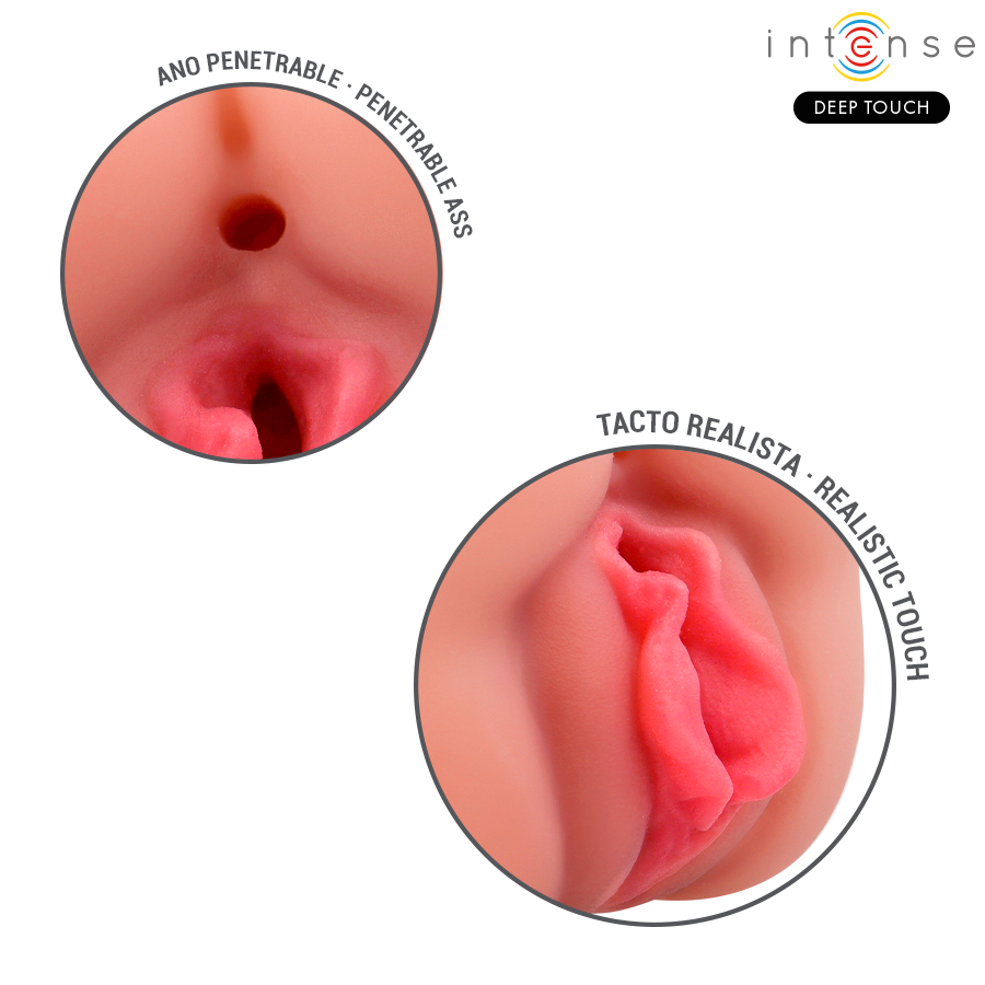 INTENSE DEEP TOUCH MASTURBADOR RILEY COM DUPLA BOCA E VAGINA