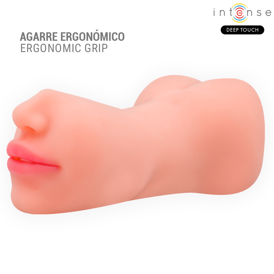 INTENSE DEEP TOUCH MASTURBADOR RILEY COM DUPLA BOCA E VAGINA