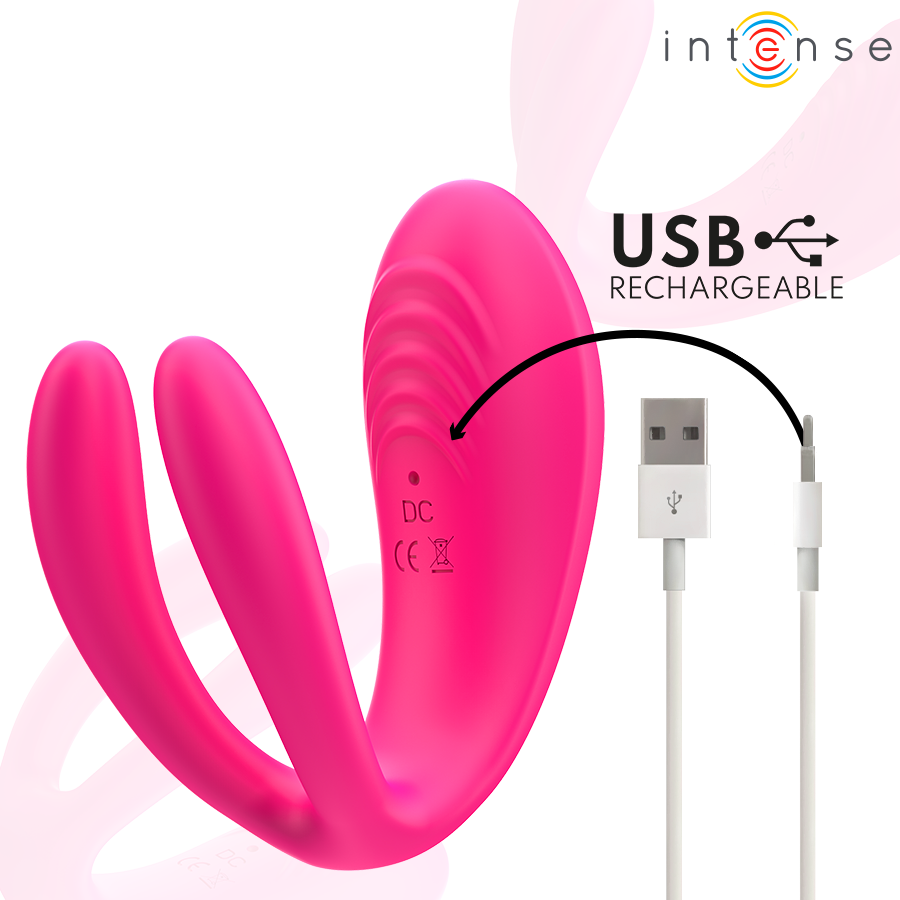 INTENSE JULIA VIBRADOR DUPLO COM CONTROLE REMOTO