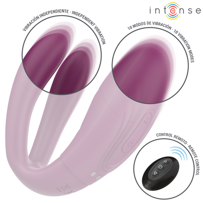 INTENSE SANDRA ESTIMULADOR DE TOQUE E VIBRAyaO COM CONTROLE REMOTO