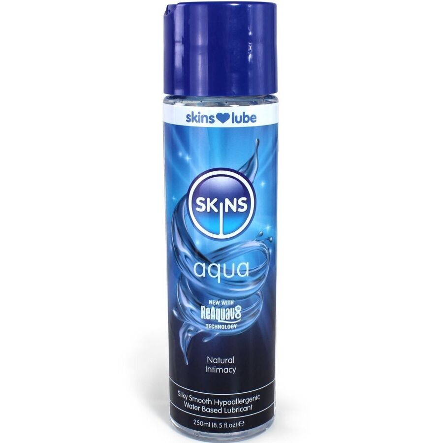 SKINS AQUA LUBRIFICANTE a BASE DE aGUA 250 ML