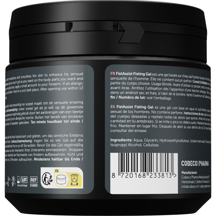 COBECO FIST ASSIST FISTING GEL EXTRA GROSSO a BASE DE aGUA 500 ML