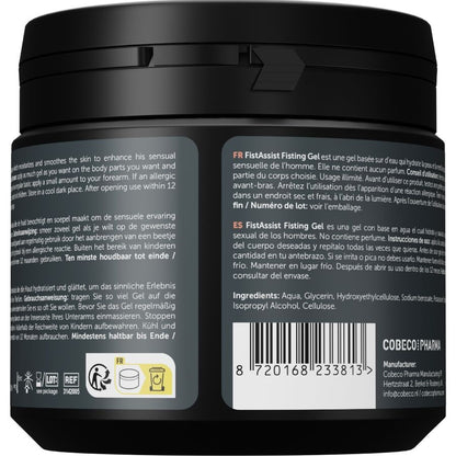 COBECO FIST ASSIST FISTING GEL EXTRA GROSSO a BASE DE aGUA 500 ML