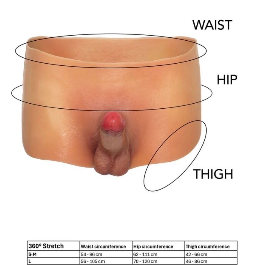DESEJO OCULTO BOXER ALTER EGO COM PeNIS 18 CM TAMANHO G