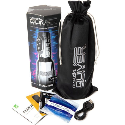 FLESHLIGHT QUIVER MASTURBADOR VAGINAL VIBRAToRIO RECARREGaVEL
