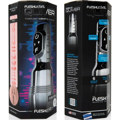 FLESHLIGHT QUIVER MASTURBADOR VAGINAL VIBRAToRIO RECARREGaVEL
