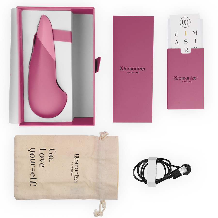 WOMANIZER VIBE VIBE VIBRADOR SILENCIOSO DE USO INTERNO ROSA ESCURO
