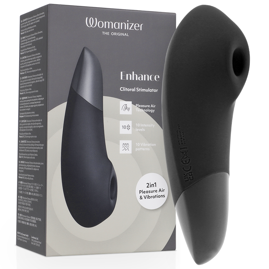 WOMANIZER ESTIMULADOR CLITORIAL INTENSO PRETO