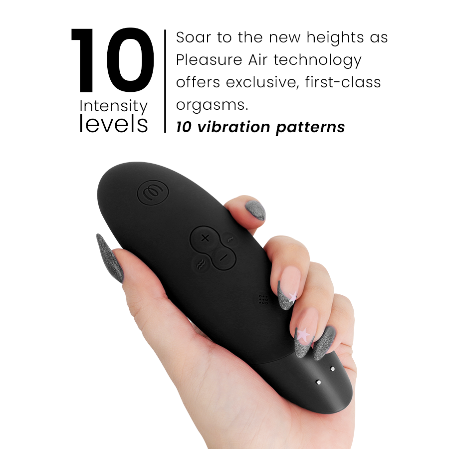 WOMANIZER ESTIMULADOR CLITORIAL INTENSO PRETO