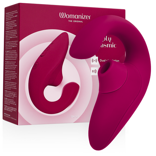 WOMANIZER VIBRADOR ESTIMULADOR BLEND RABBIT ROSA VIBRANTE