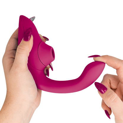 WOMANIZER VIBRADOR ESTIMULADOR BLEND RABBIT ROSA VIBRANTE