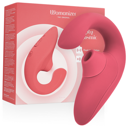 WOMANIZER VIBRADOR ESTIMULADOR BLEND RABBIT ROSA VIBRANTE