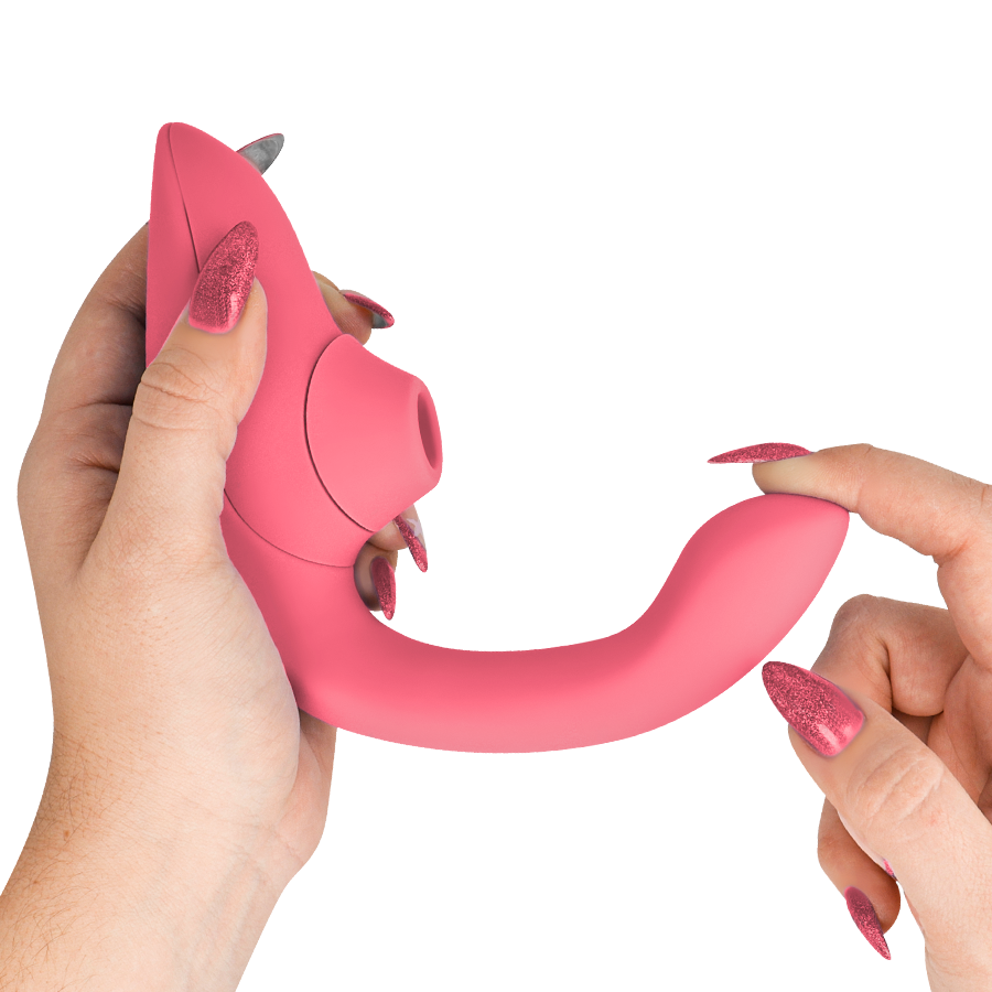 WOMANIZER VIBRADOR ESTIMULADOR BLEND RABBIT ROSA VIBRANTE