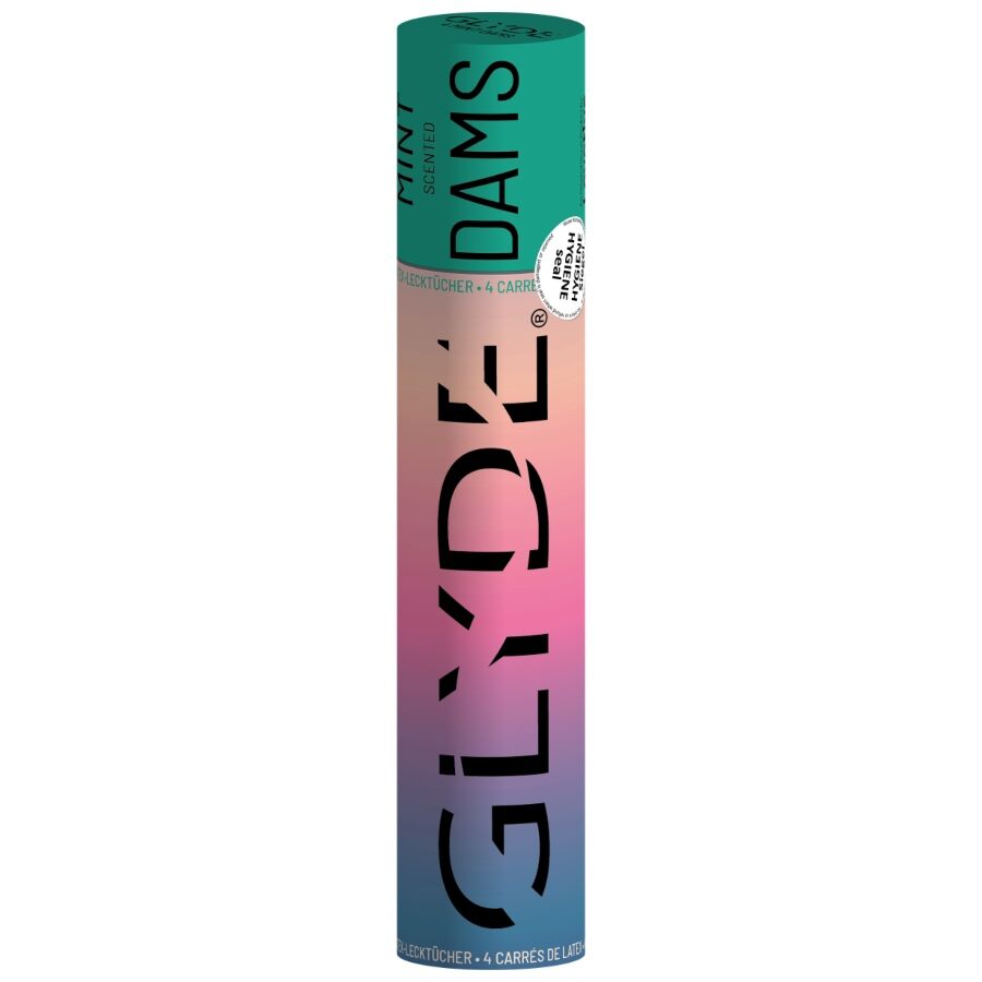 SHEER GLYDE LaMINAS DE LaTEX PARA SEXO ORAL COM HORTELa