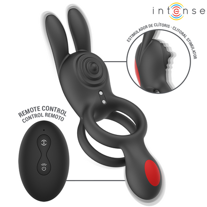 INTENSE ANEL VIBRAToRIO DUPLO QUINN COM CONTROLE REMOTO