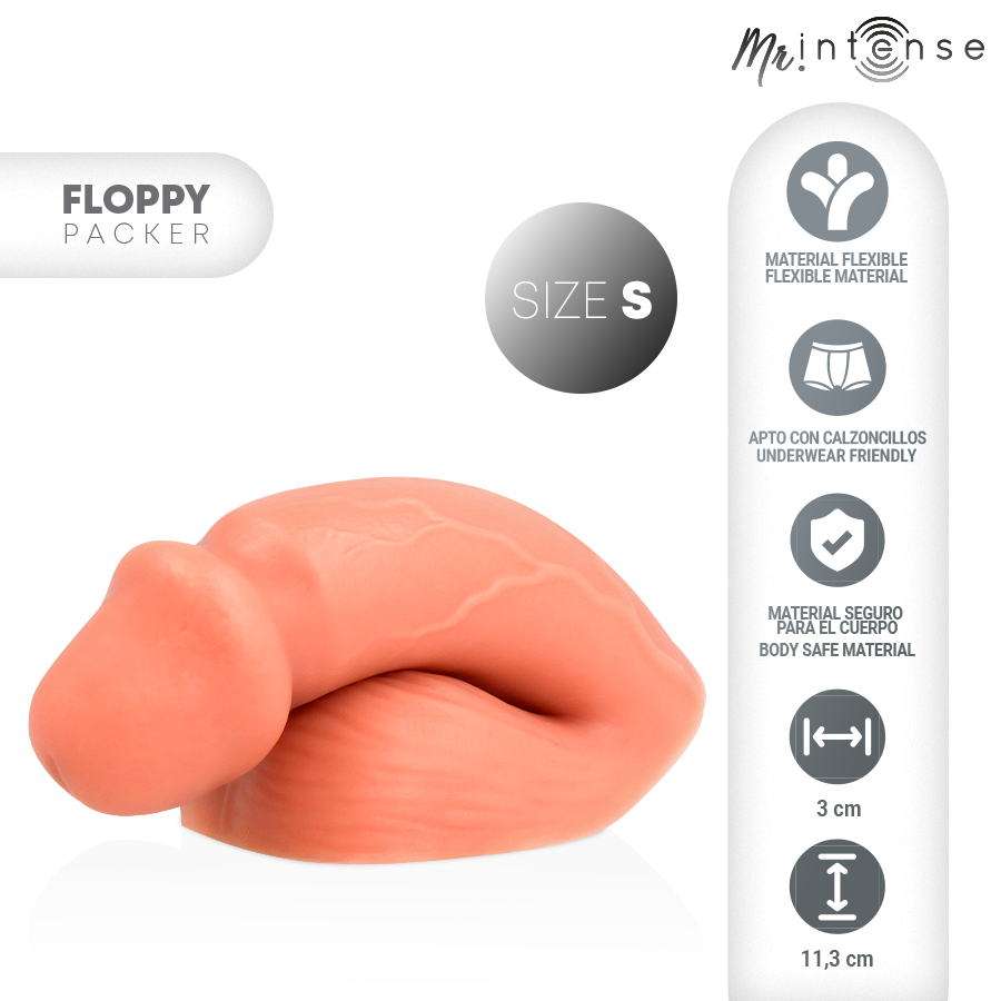 MR INTENSE PACKER REALISTA TAMANHO FLOPPY S