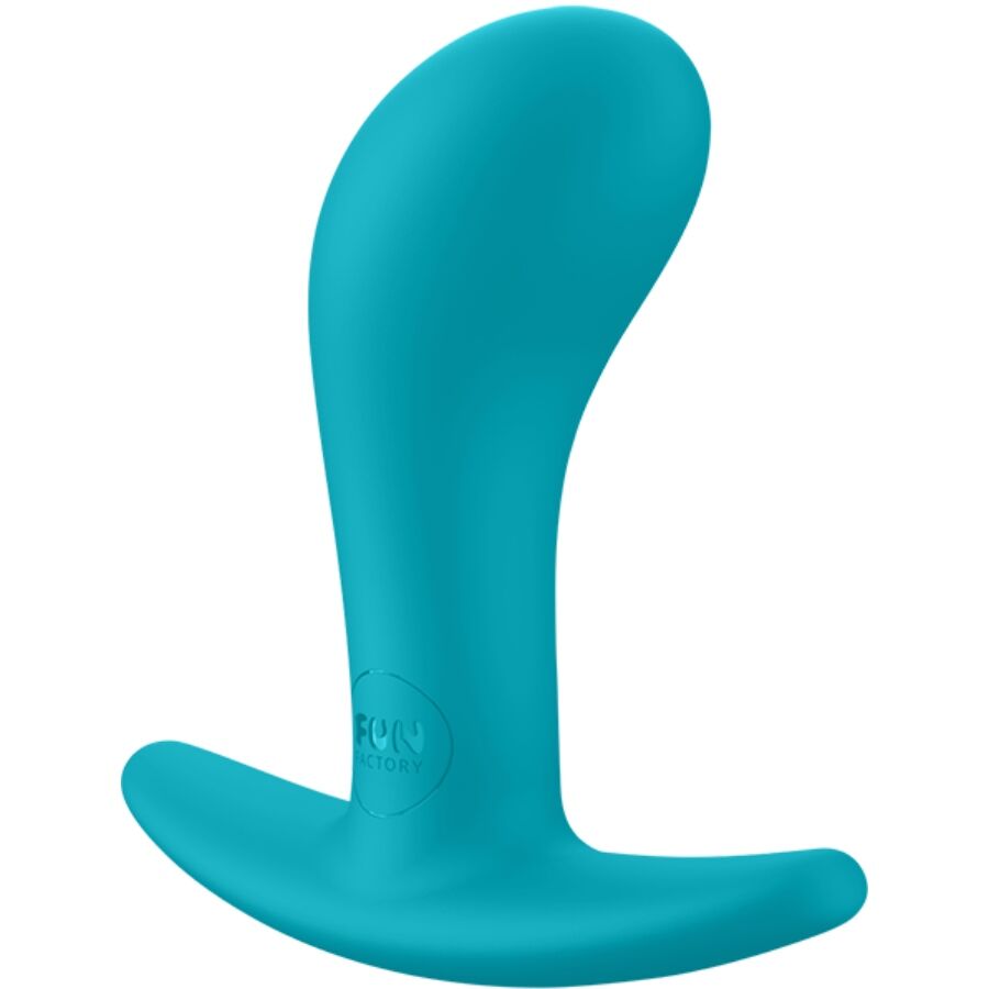 FUN FACTORY PLUG ANAL EM FORMATO DE BUNDA TAMANHO P aGUA MARINHA