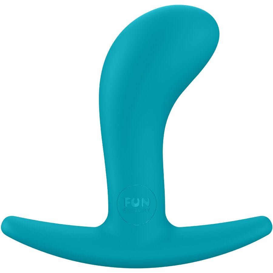 FUN FACTORY PLUG ANAL EM FORMATO DE BUNDA TAMANHO P aGUA MARINHA