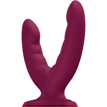 FUN FACTORY RYDE DUPLO DILDO VINHO VERMELHO