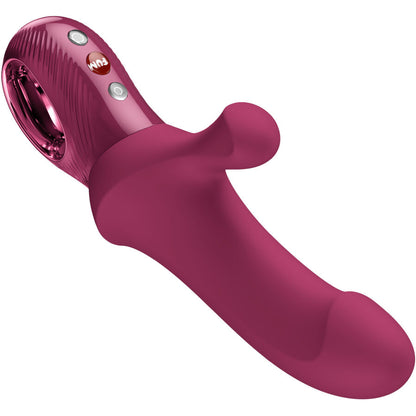 FUN FACTORY BI STRONIC CURVE THRUSTING RABBIT PULSATORS VERMELHO VINHO